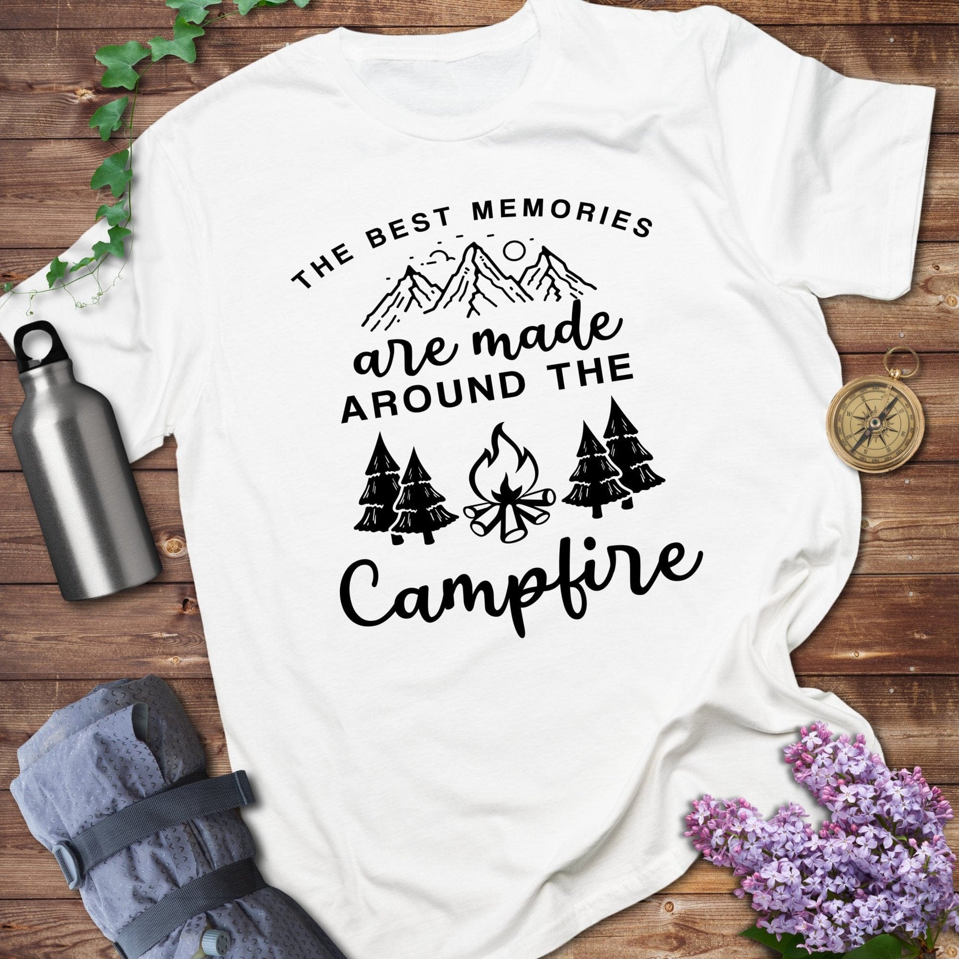 The Best Memories Campfire Themed Graphic T-shirt product type