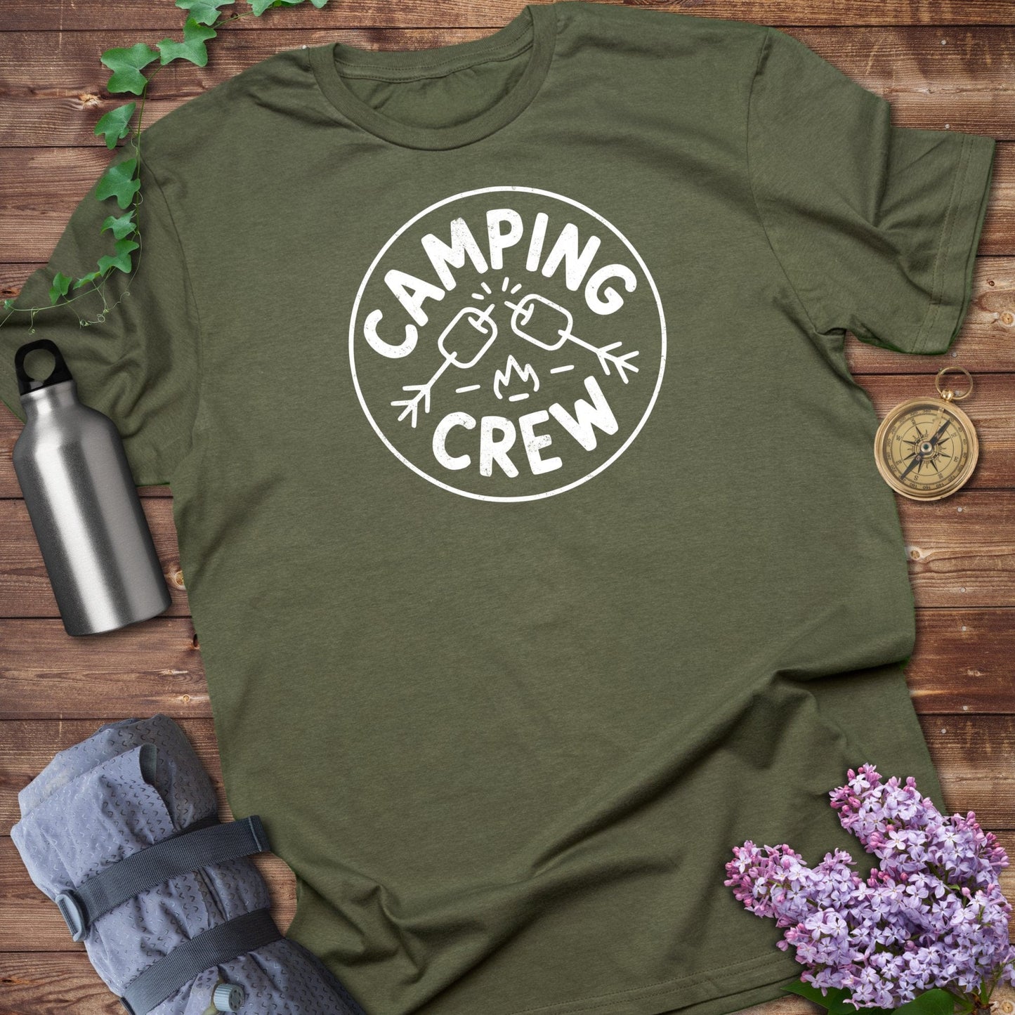 Camping Crew Graphic Tee Shirt Product