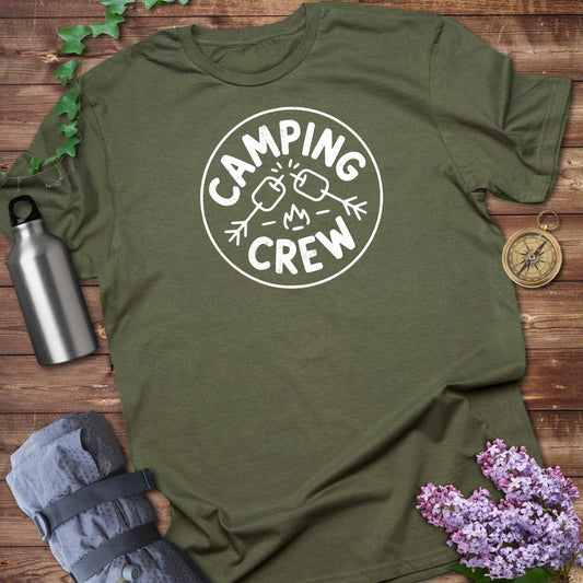 Camping Crew Graphic Tee Shirt Product
