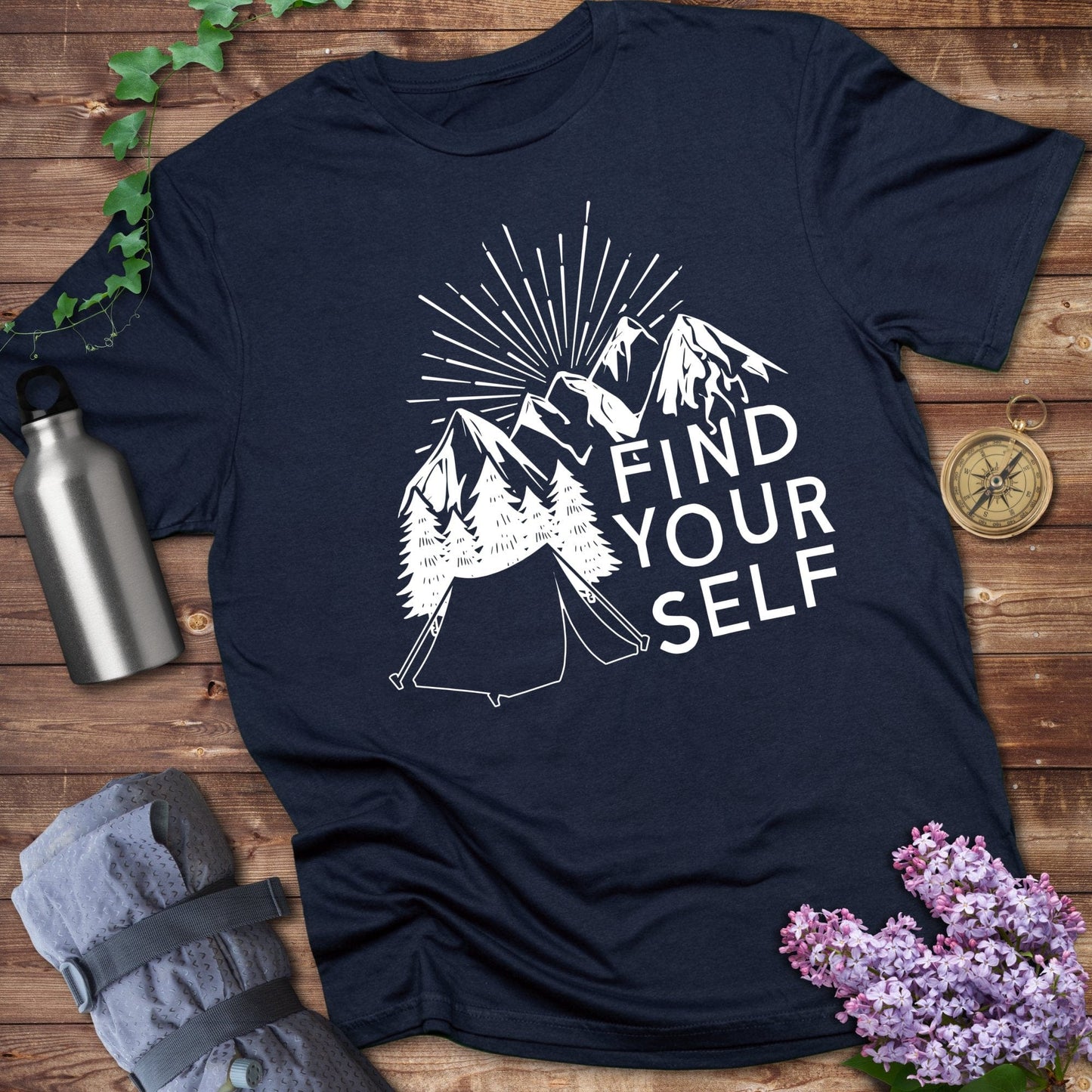 Find Your Self Graphic Mountains Tee product
