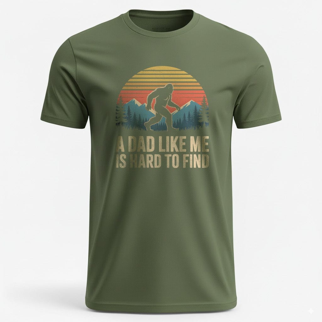 OutfitPeak Military Green / S A Dad Like Me Is Hard To Find Tee