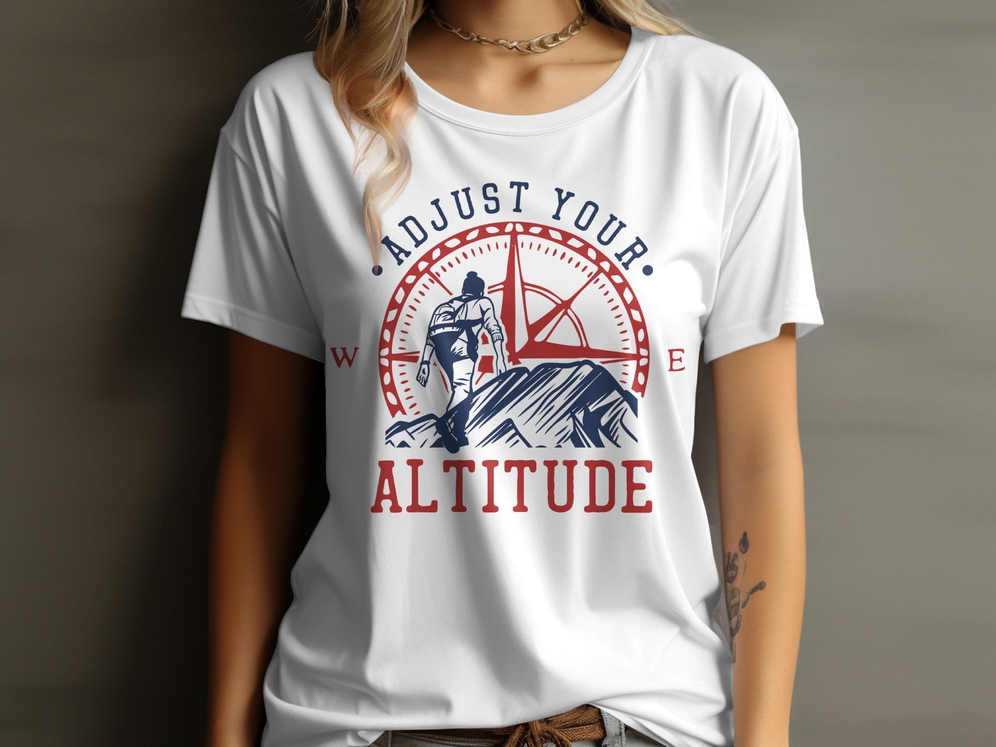OutfitPeak White / XS Adjust Your Altitude Tee