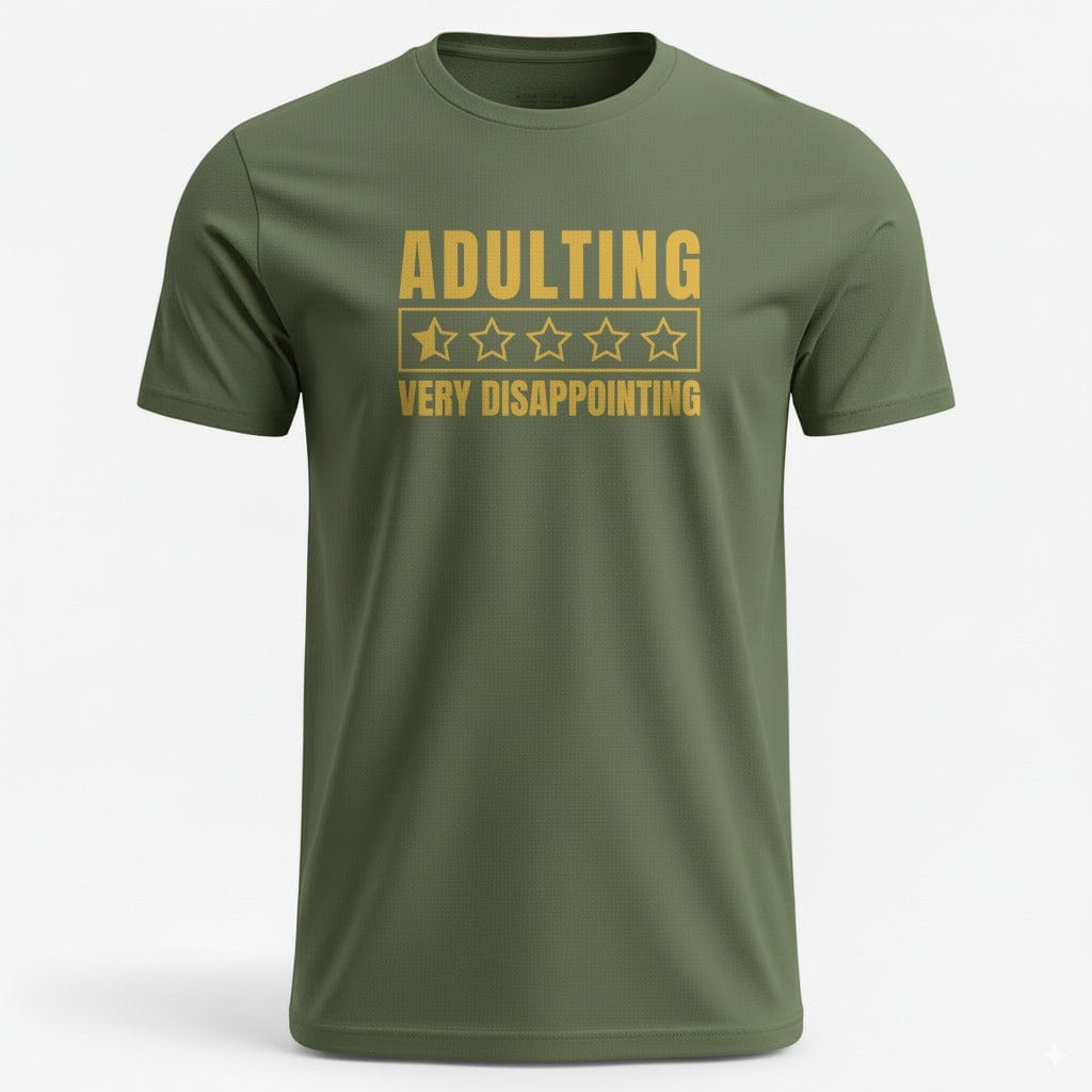 OutfitPeak S / Military Green Adulting Tee