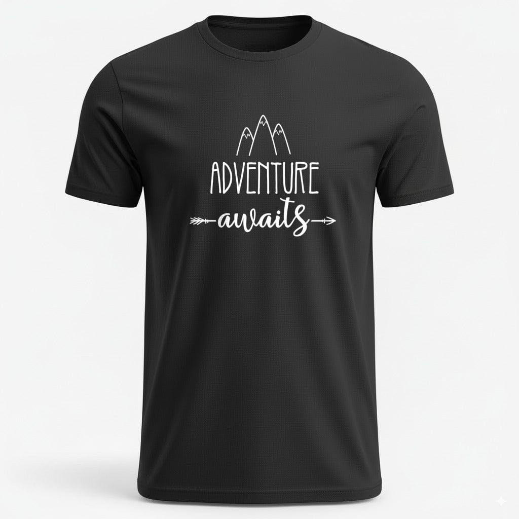 OutfitPeak Physical Item S / Black Adventure Awaits Tee