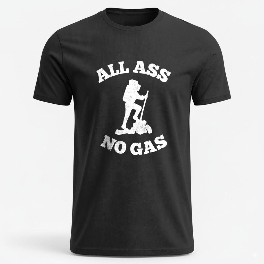 OutfitPeak Black / S All Ass No Gas Tee