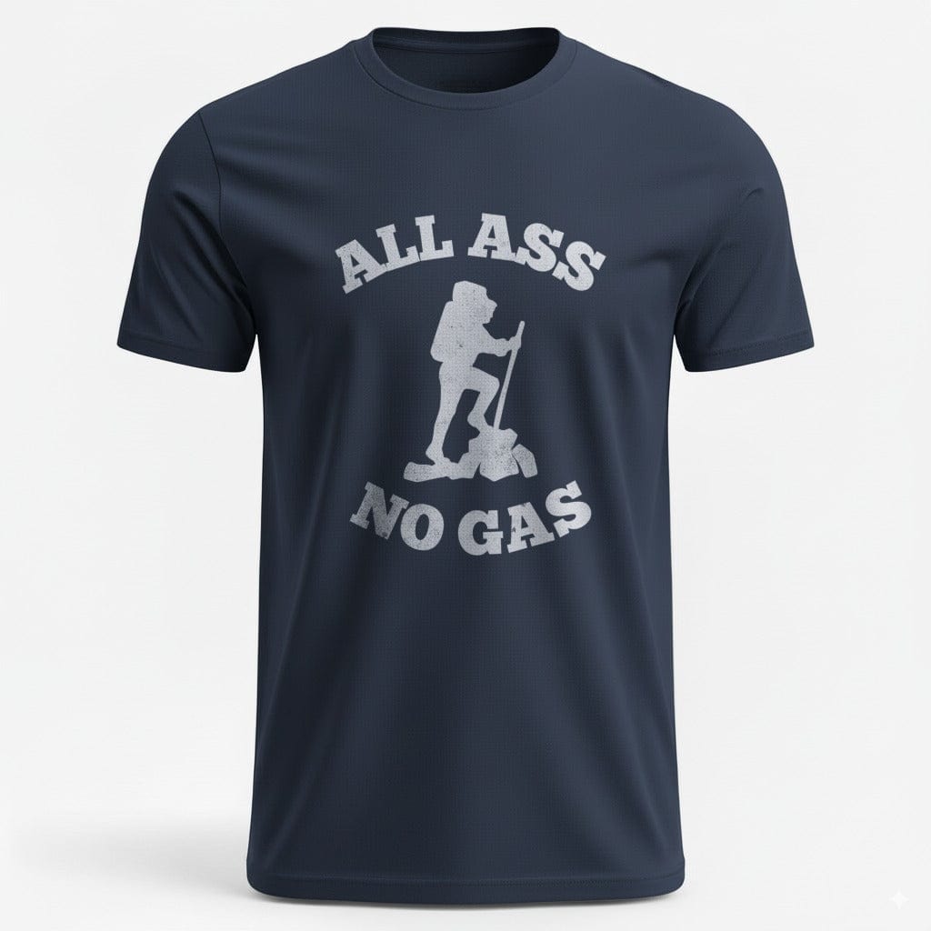 OutfitPeak Navy / S All Ass No Gas Tee