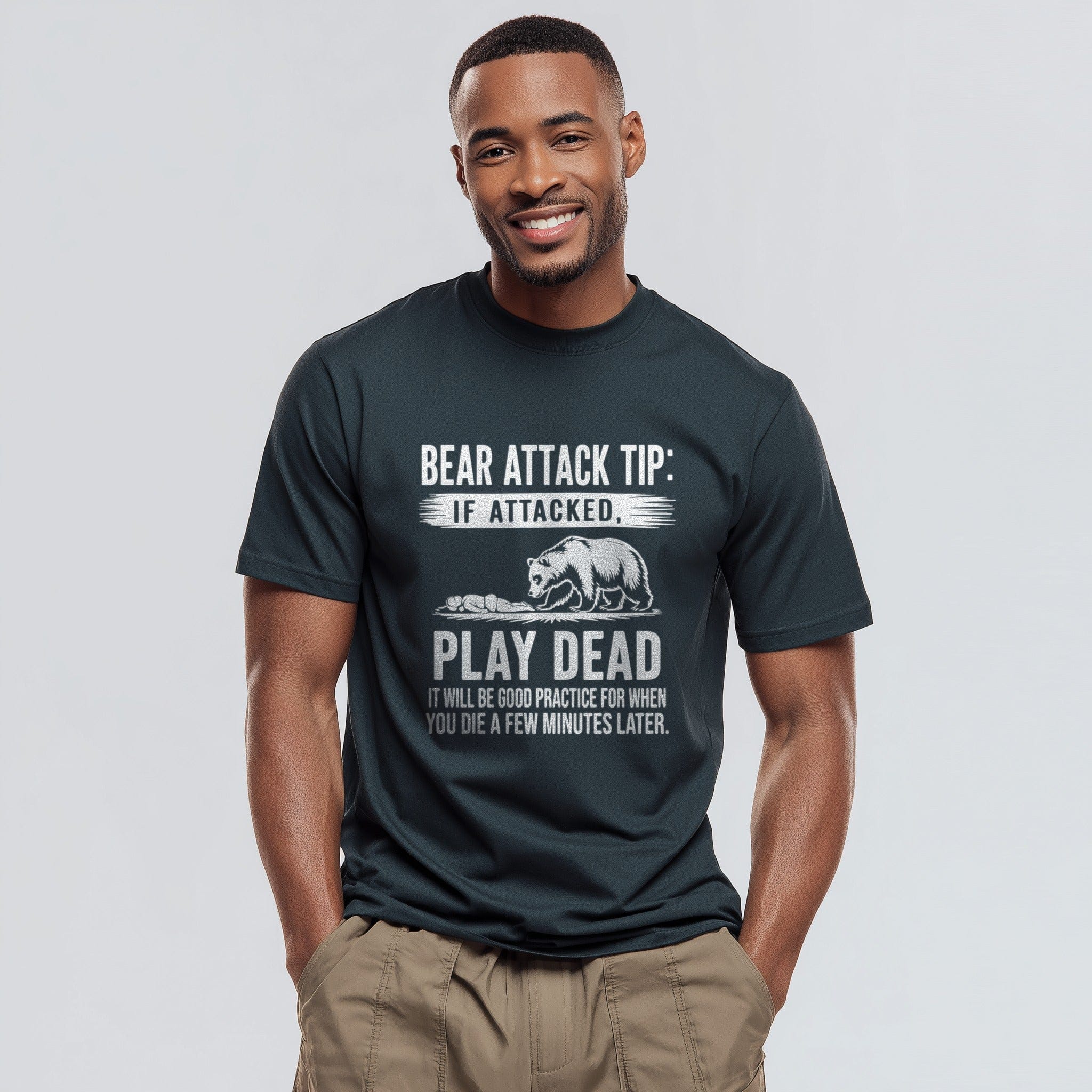 OutfitPeak Bear Attack Tip Graphic Tee