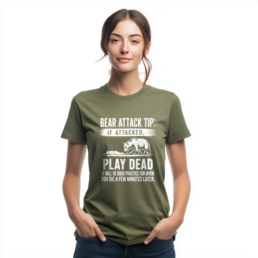 OutfitPeak Bear Attack Tip Graphic Tee