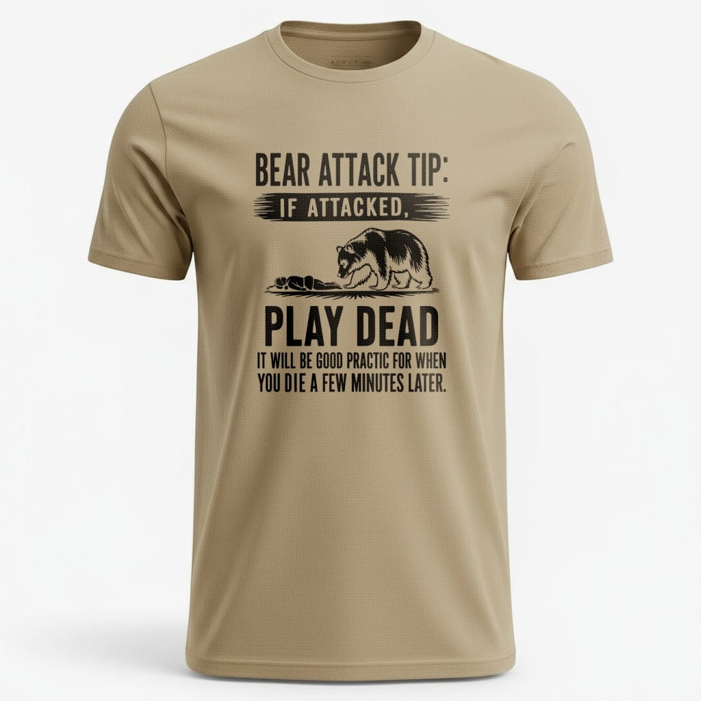 OutfitPeak S / Sand Bear Attack Tip Graphic Tee