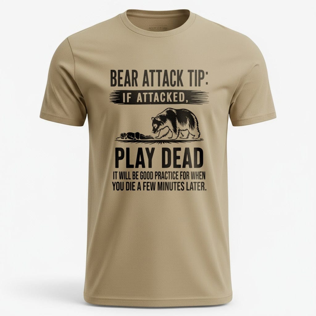 OutfitPeak S / Sand Bear Attack Tip Graphic Tee