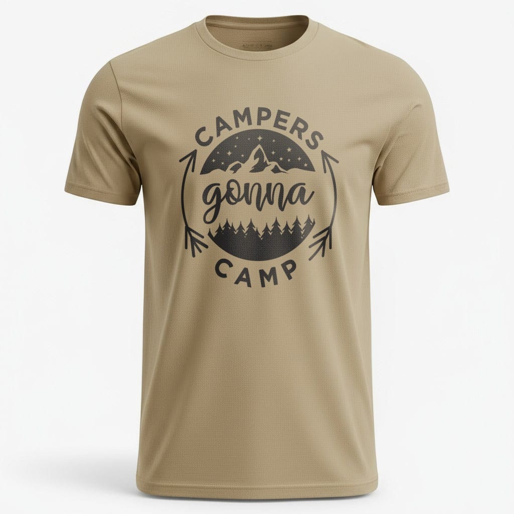 OutfitPeak Physical Item Sand / S Campers Gonna Camp Tee