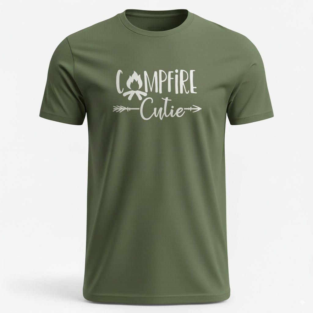 OutfitPeak Military Green / S Campfire Cutie Tee
