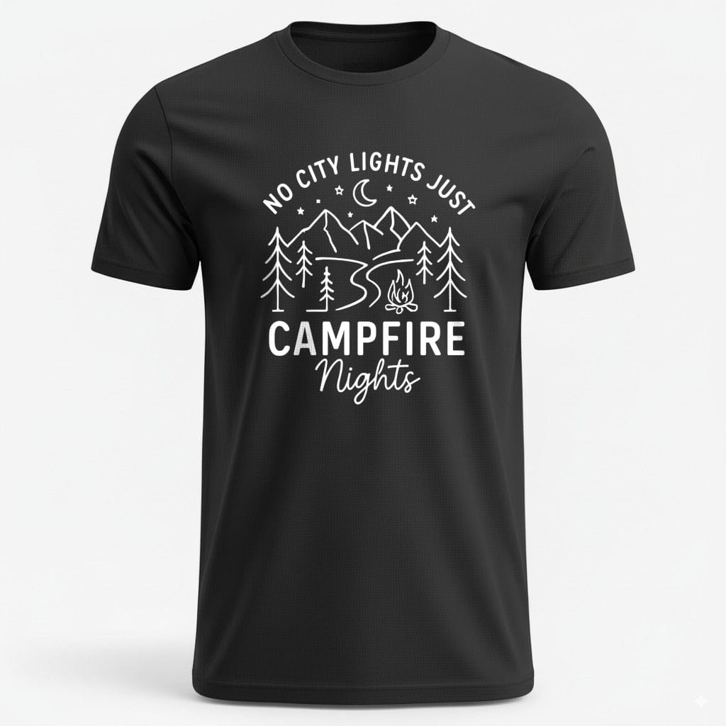 OutfitPeak Black / XS Campfire Nights Tee