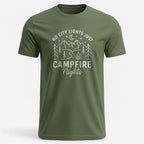 OutfitPeak Military Green / S Campfire Nights Tee