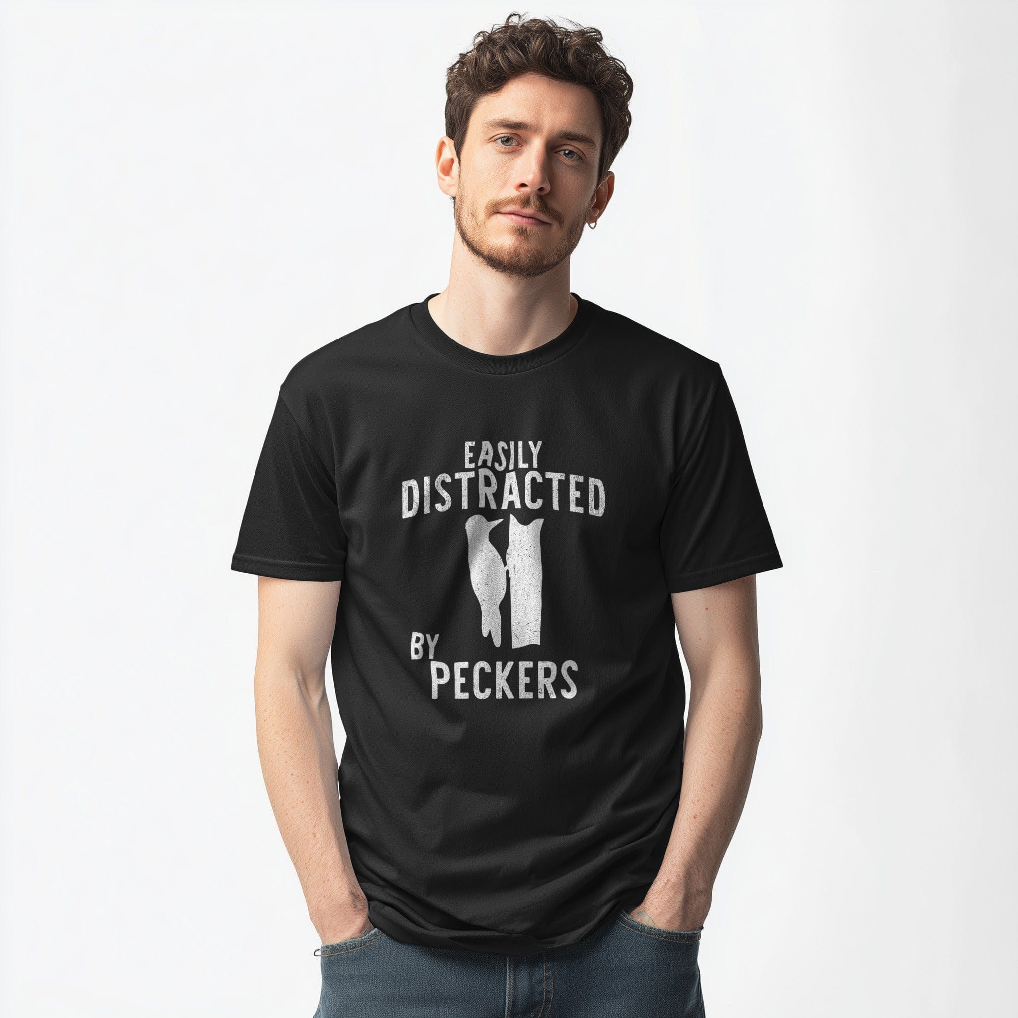 OutfitPeak Easily Distracted by Peckers T-Shirts