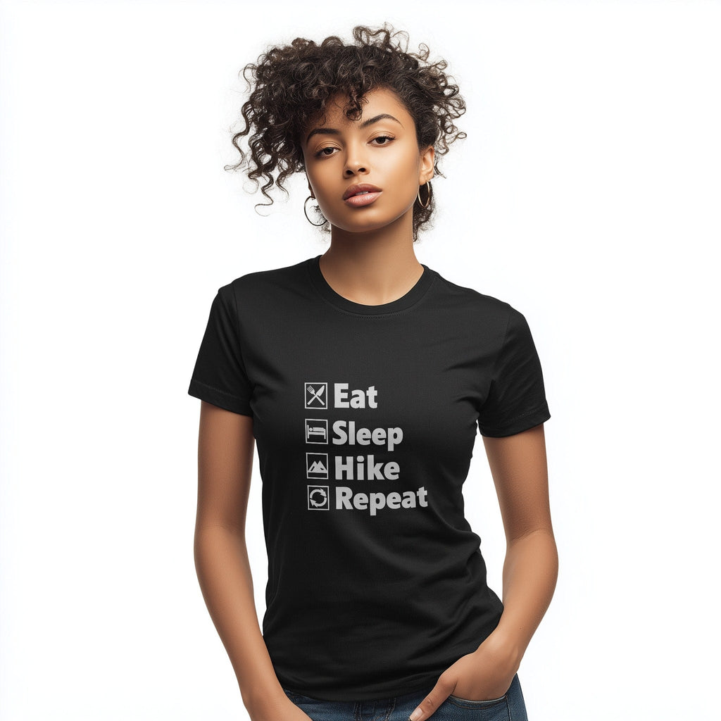 OutfitPeak Eat Sleep Hike Repeat Tee