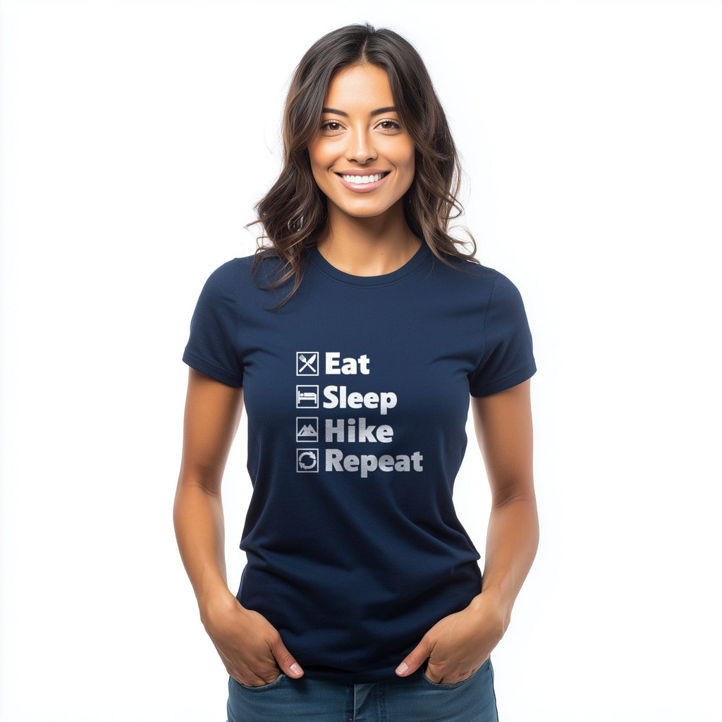OutfitPeak Eat Sleep Hike Repeat Tee