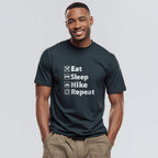 OutfitPeak Eat Sleep Hike Repeat Tee