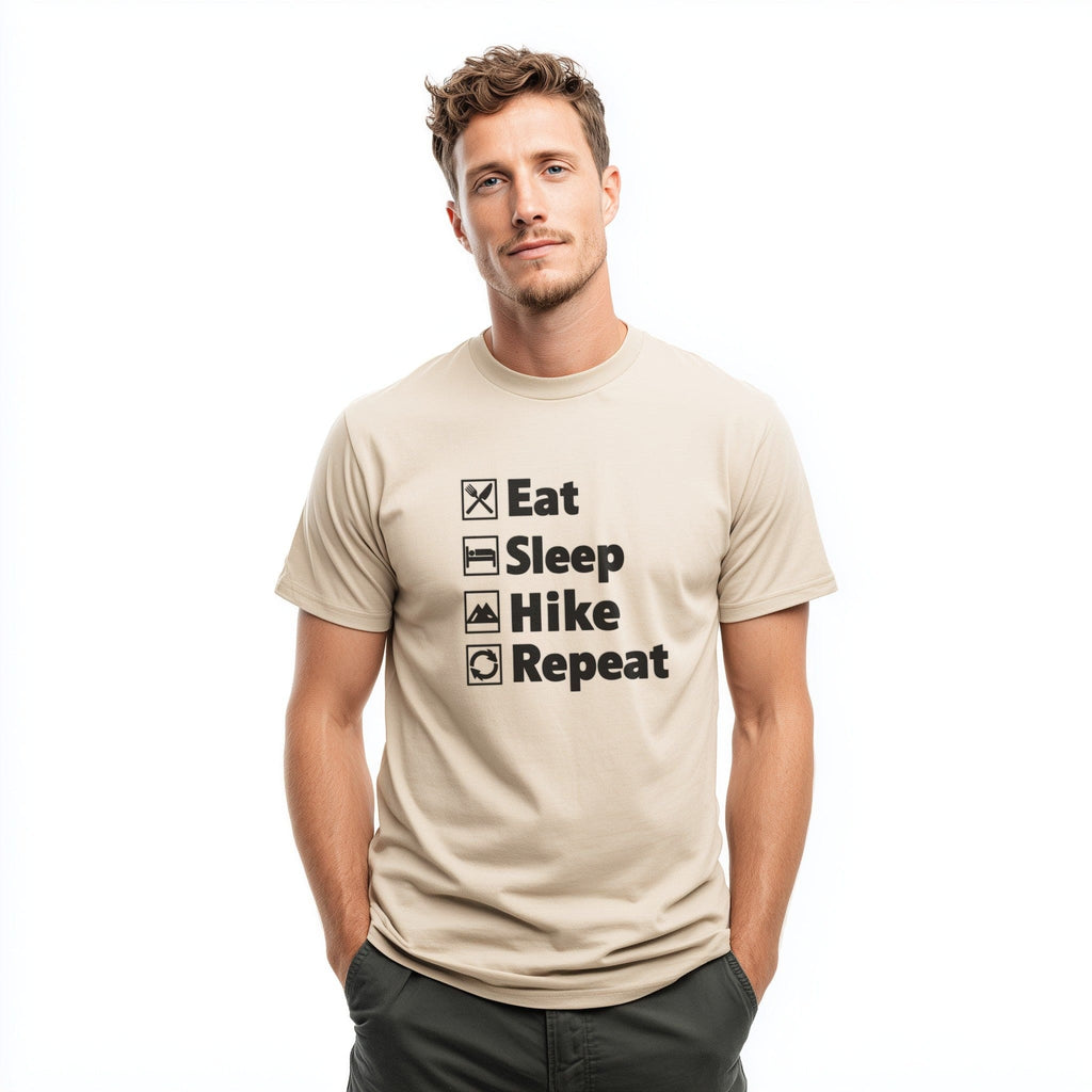 OutfitPeak Eat Sleep Hike Repeat Tee