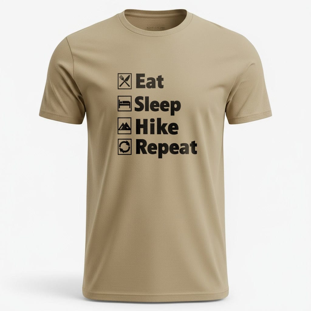 OutfitPeak Sand / S Eat Sleep Hike Repeat Tee