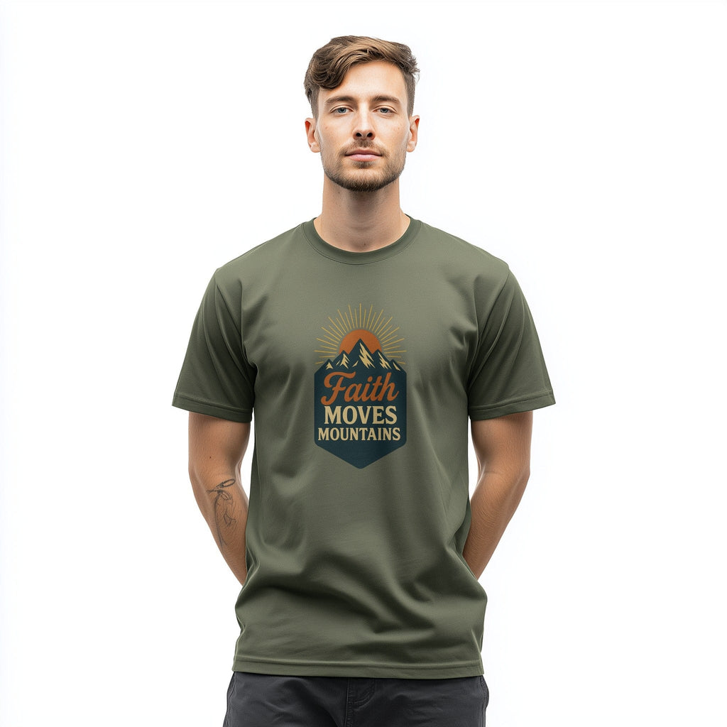 OutfitPeak Physical Item Faith Moves Mountains Tee
