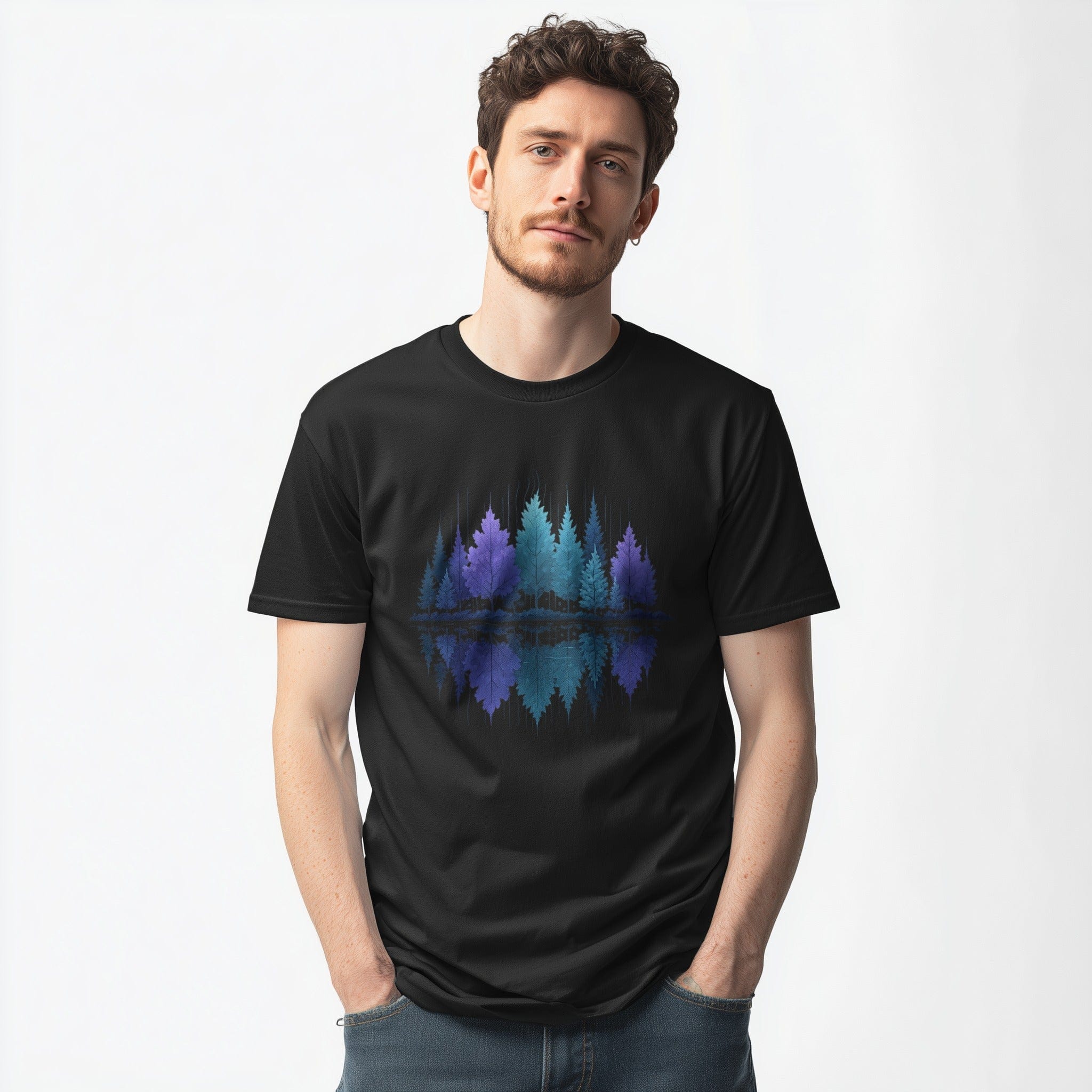 OutfitPeak Physical Item Forest Trees Reflection Tee