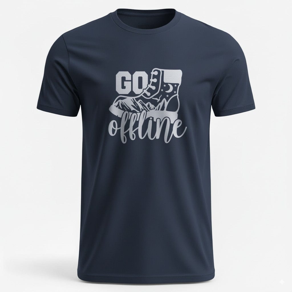 OutfitPeak Navy / S Go Offline Hiking Tee