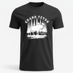 OutfitPeak Physical Item Grand Teton Moose Graphic Nature Inspired Design Tee T-Shirt