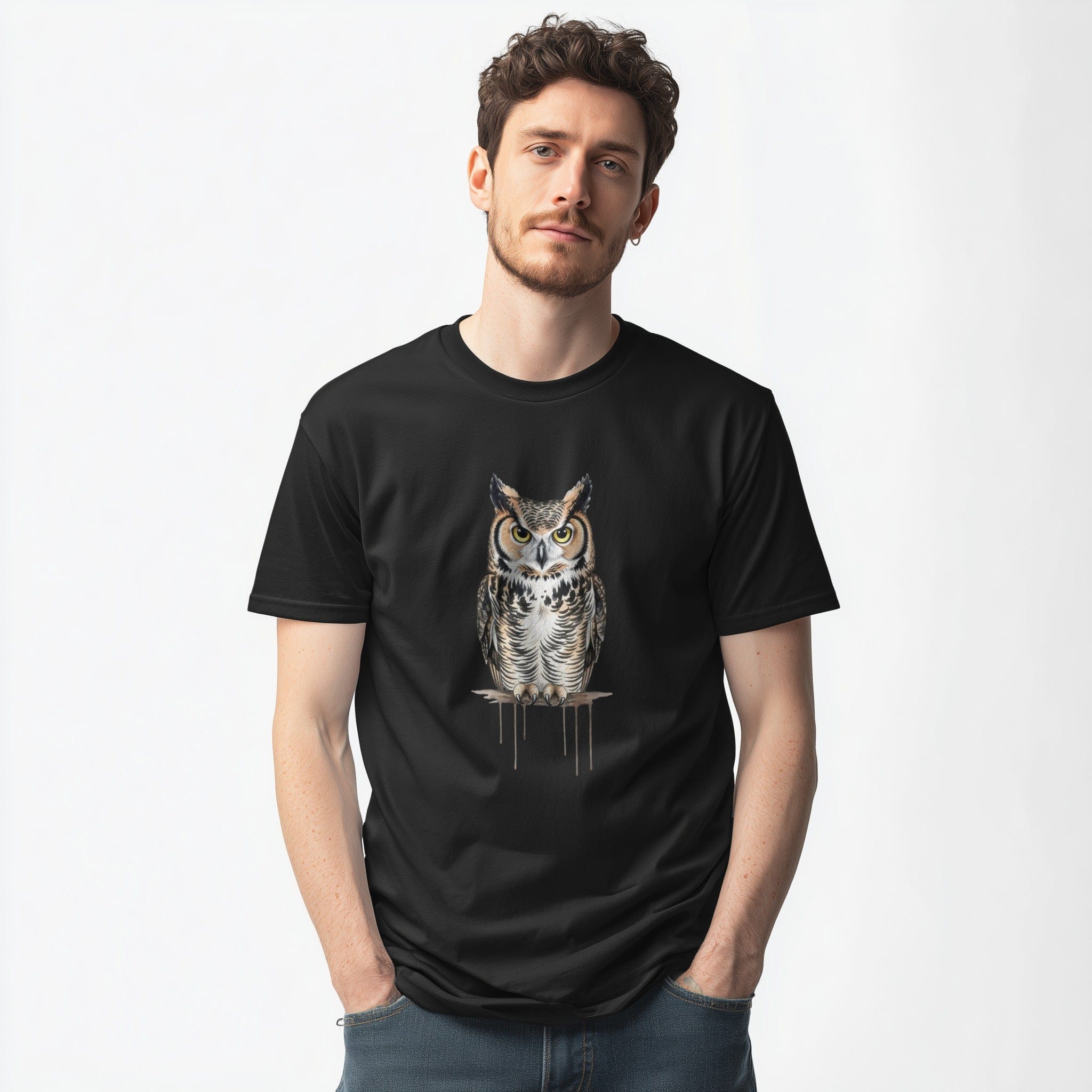 OutfitPeak Great Horned Owl Tee