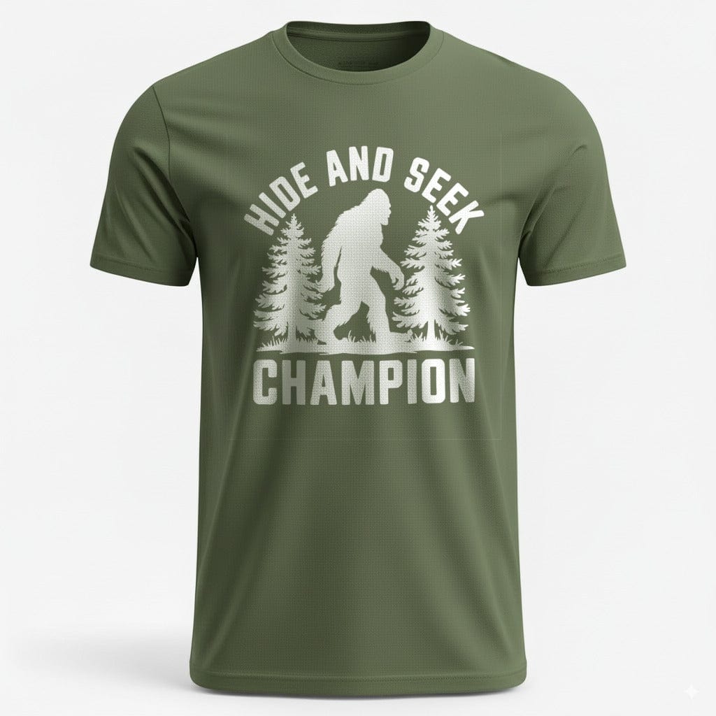 OutfitPeak S / Military Green Hide And Seek Champion Tee