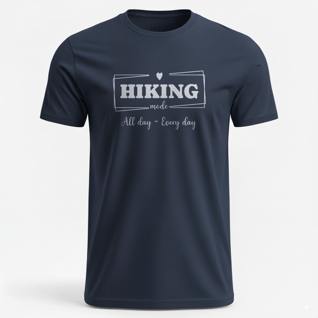 OutfitPeak XS / Navy Hiking Mode All Day Every Day Tee