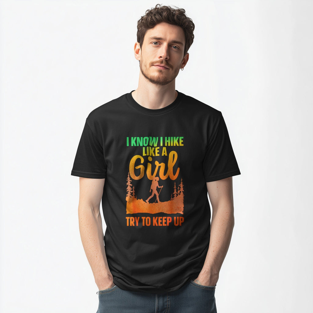 OutfitPeak Physical Item I Know I Hike Like A Girl Tee