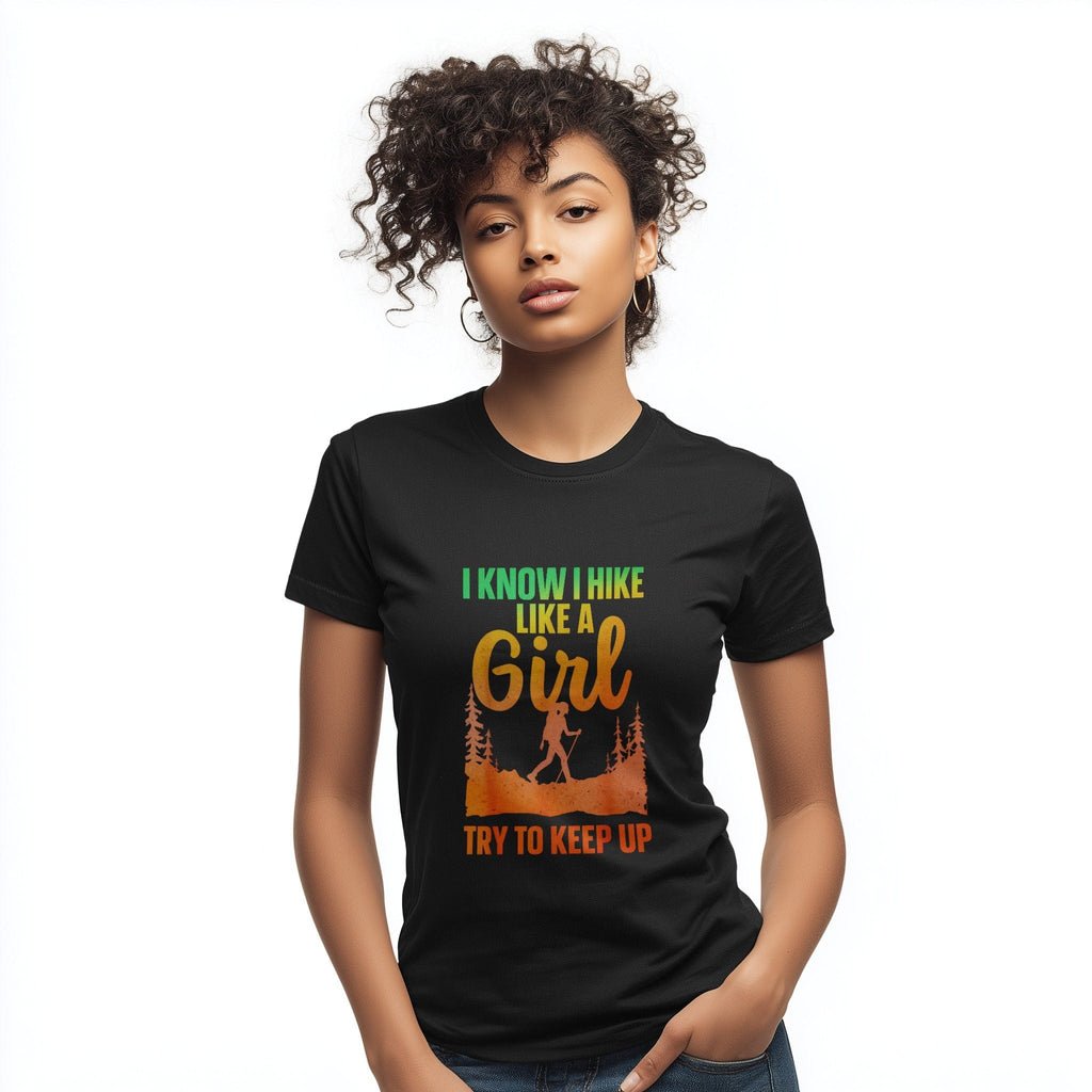 OutfitPeak Physical Item I Know I Hike Like A Girl Tee