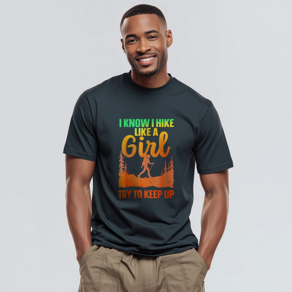 OutfitPeak Physical Item I Know I Hike Like A Girl Tee
