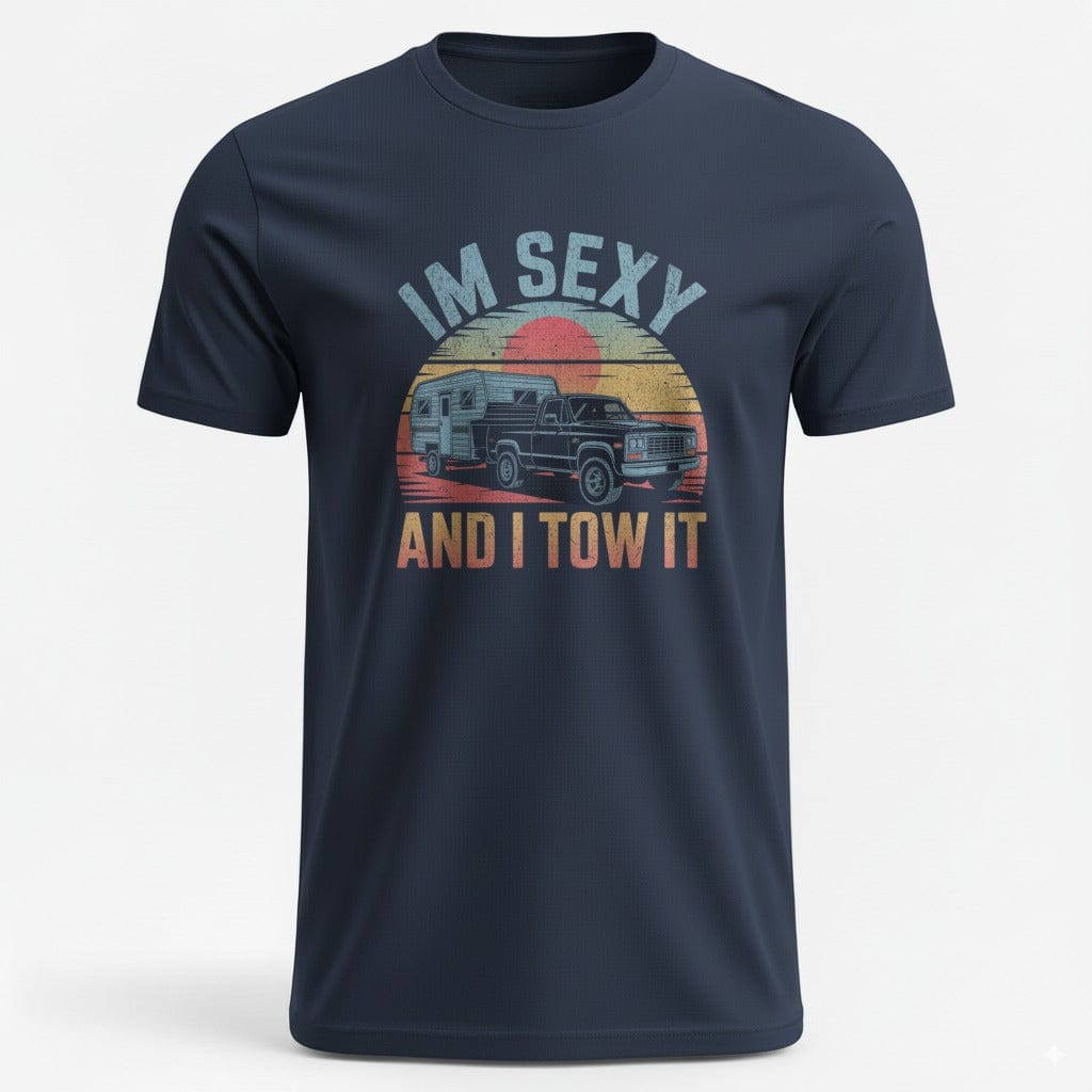 OutfitPeak Navy / XS I'm Sexy And I Tow It Tee