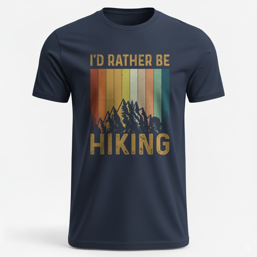 OutfitPeak Navy / XS I Would Rather Be Hiking Tee