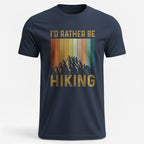 OutfitPeak Navy / XS I Would Rather Be Hiking Tee