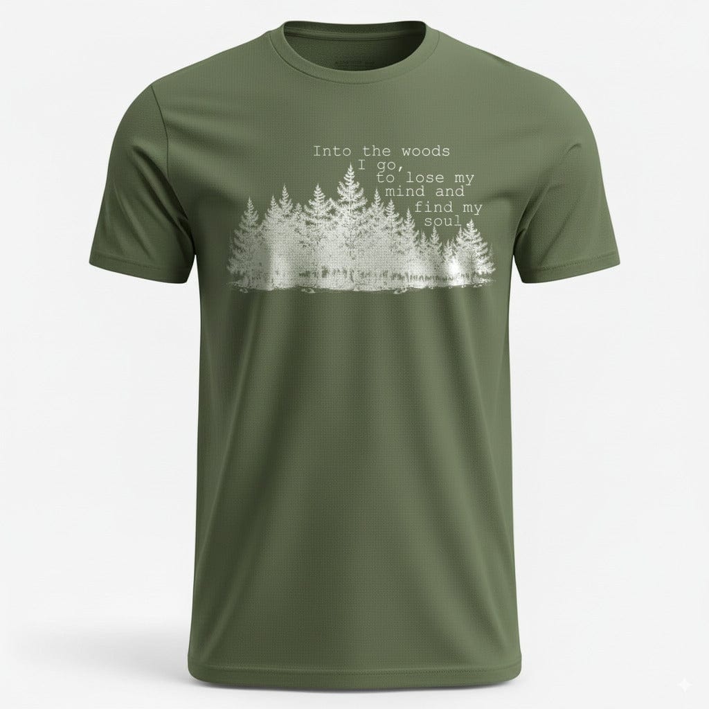 OutfitPeak Military Green / S Into The Woods Tee