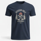 OutfitPeak Navy / XS Jackson Hole Wyoming Tee