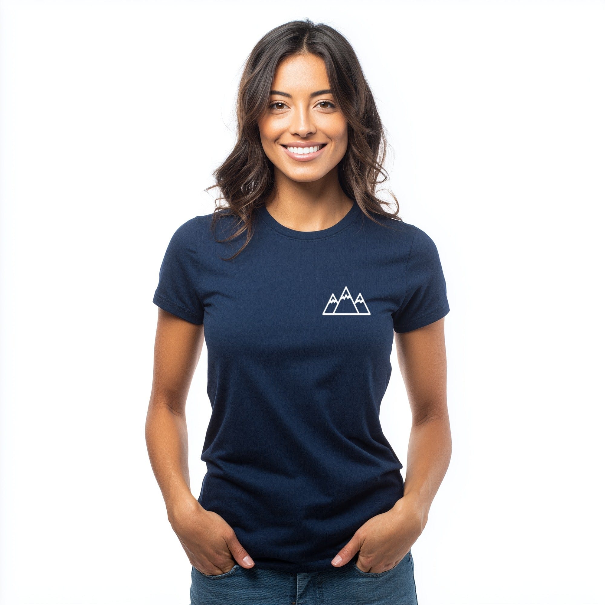 OutfitPeak Minimalist Mountain T-Shirt