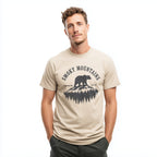 OutfitPeak Physical Item Mountain Bear Tee Smoky Mountains US National Park T-Shirt