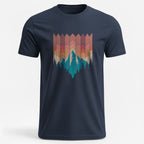 OutfitPeak Navy / XS Mountain Illustration Tee