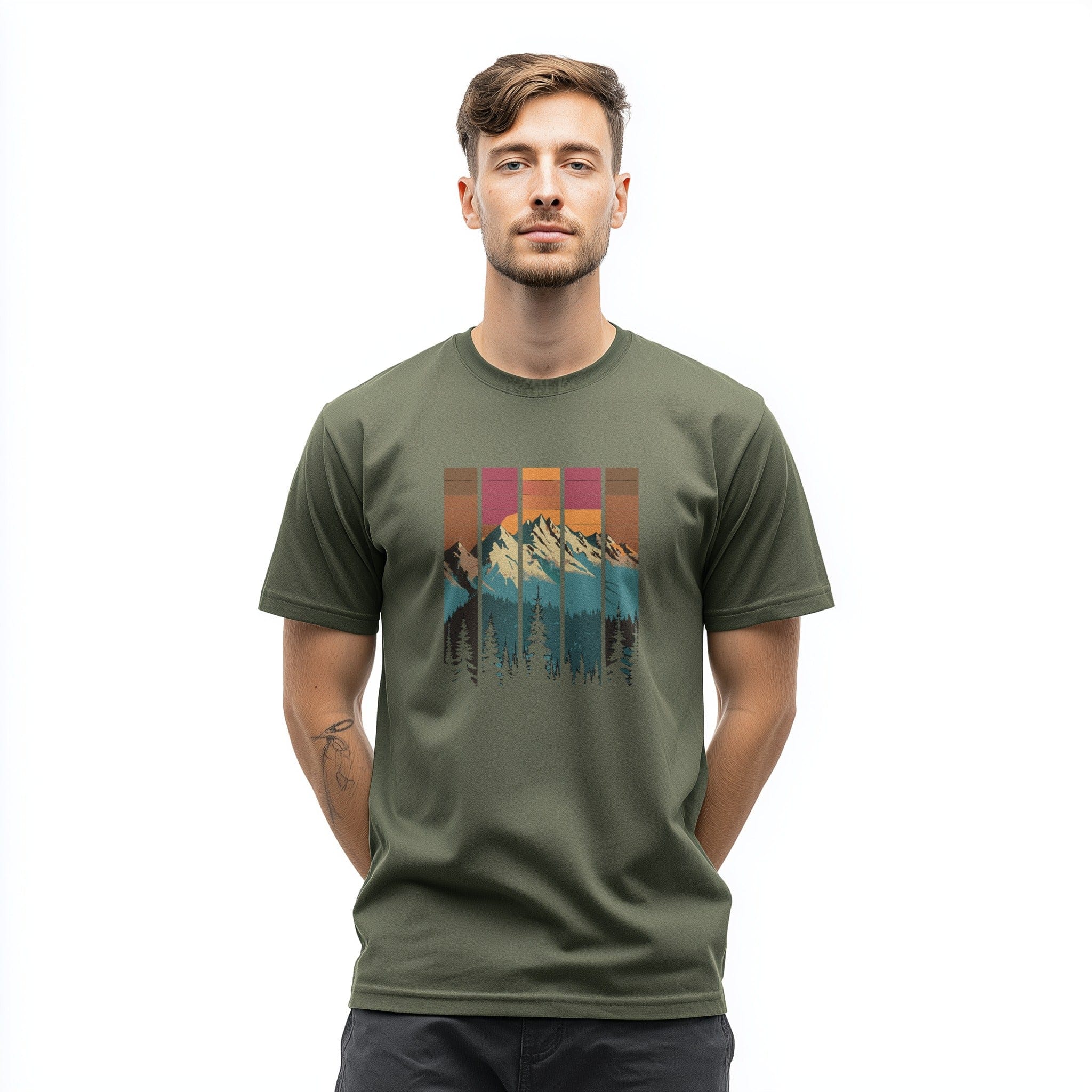 OutfitPeak Mountains In Sunset Tee