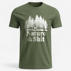 OutfitPeak Military Green / S Nature And Shit Tee