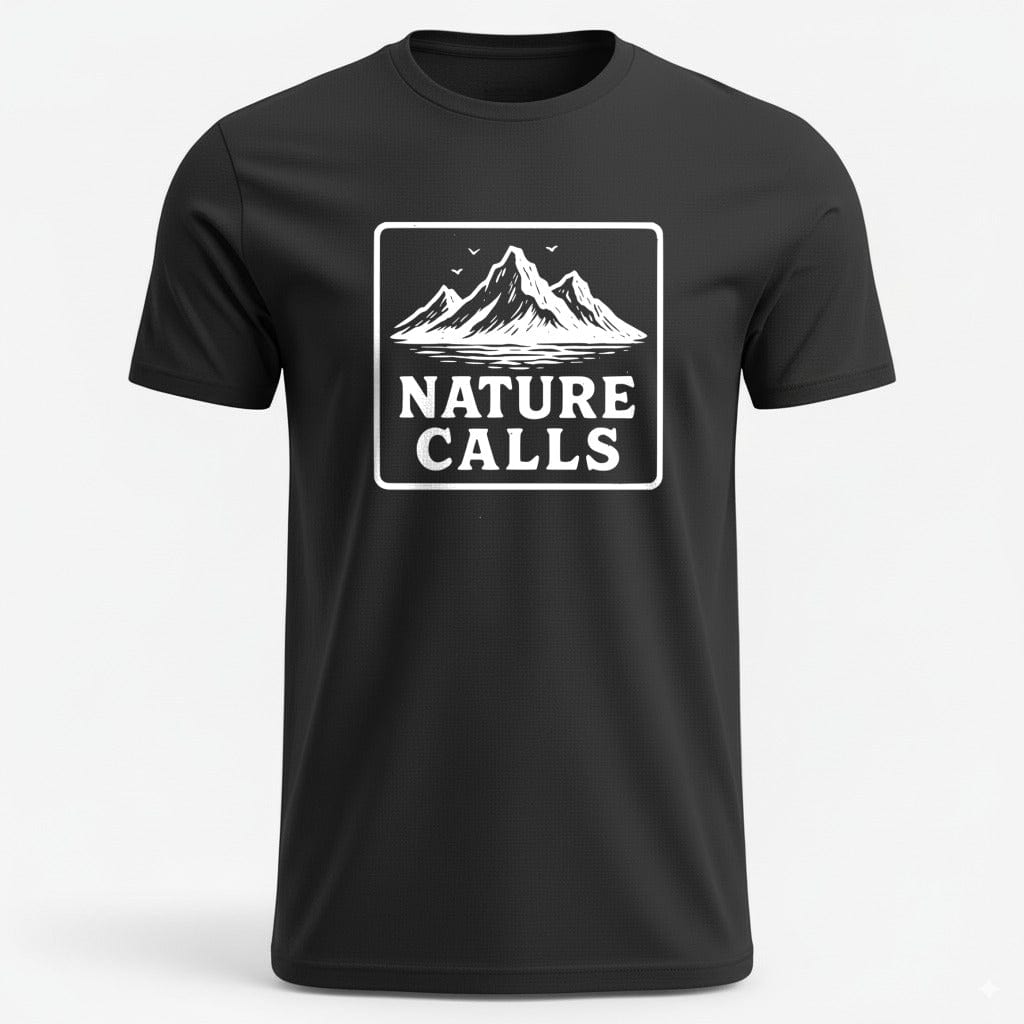 OutfitPeak Black / XS Nature Calls Tee