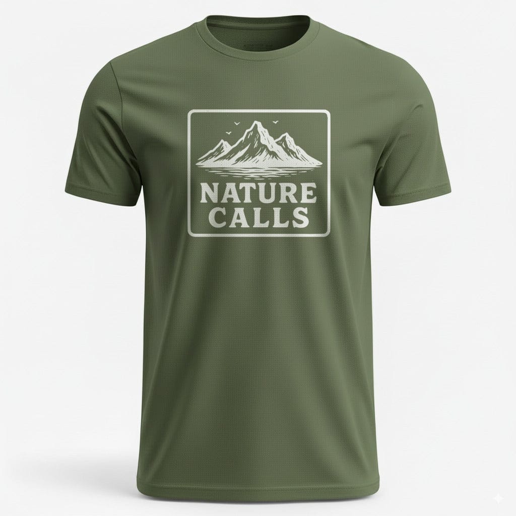 OutfitPeak Military Green / S Nature Calls Tee