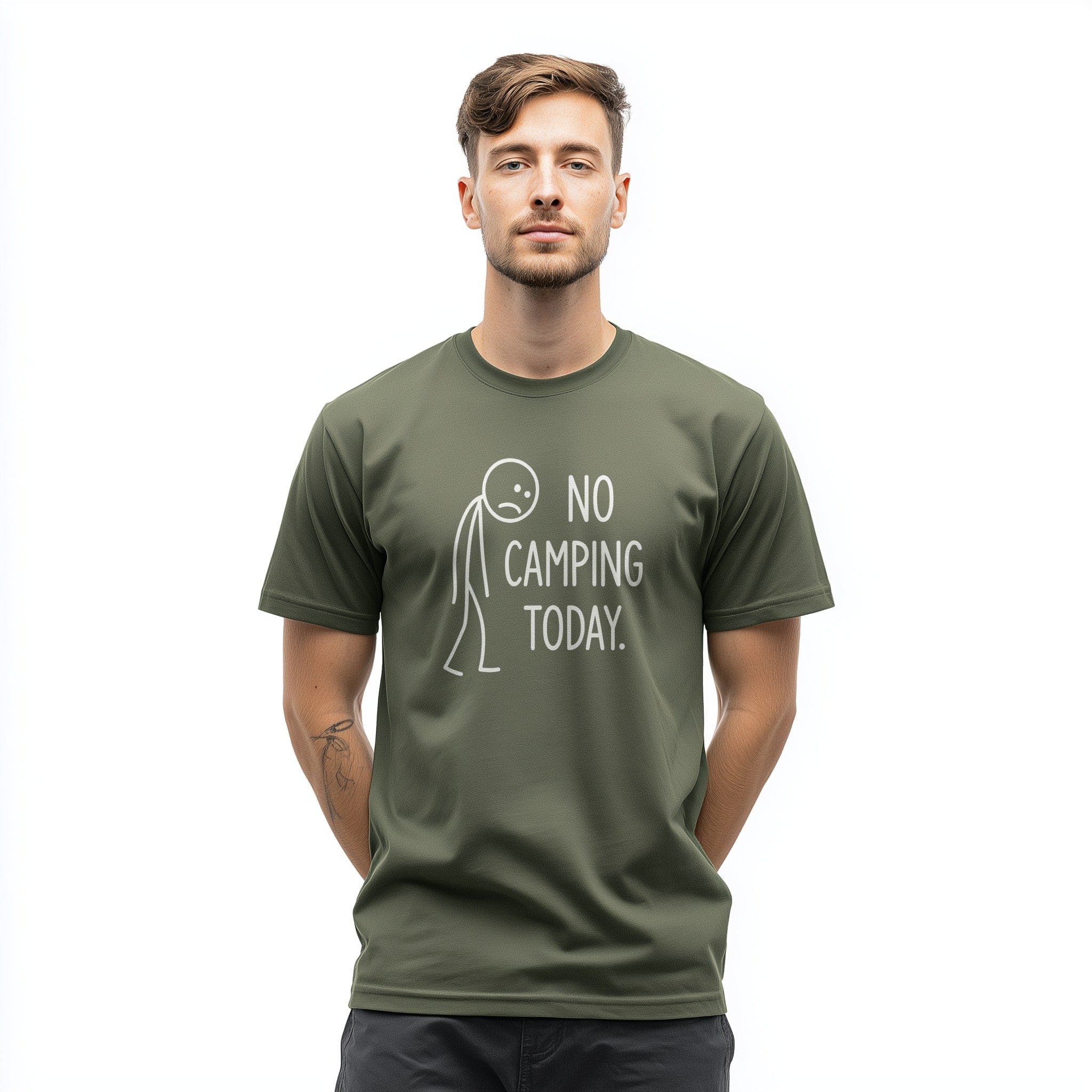 OutfitPeak No Camping Today Tee