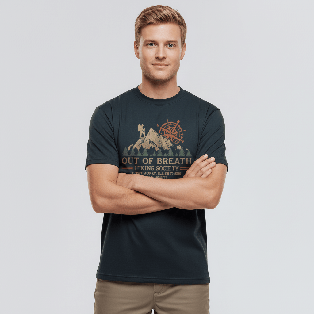 OutfitPeak Out of Breath Hiking Society Tee