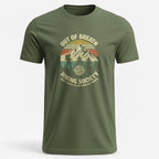 OutfitPeak S / Military Green Out of Breath Tee