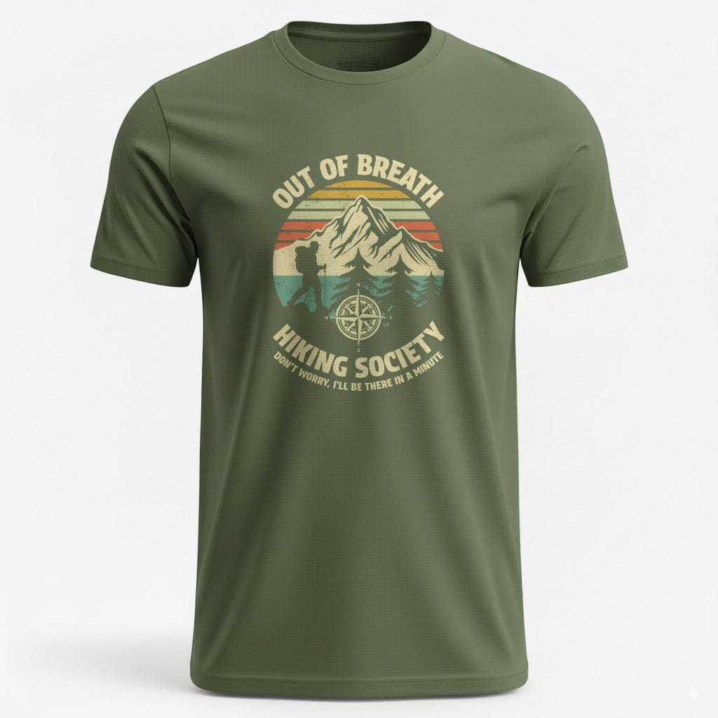 OutfitPeak S / Military Green Out of Breath Tee
